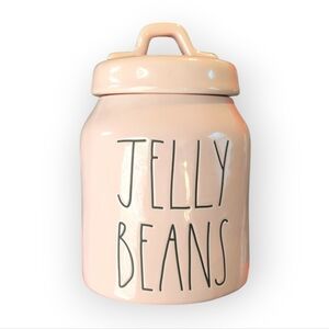 Rae Dunn Pink Jelly Beans 7" Canister Easter